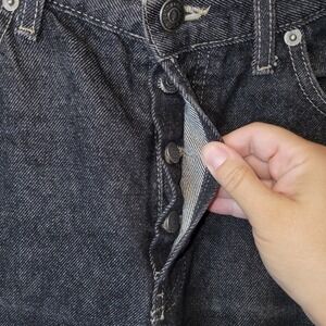 Vtg 90s GAP Jeans Womens Size 10 Boot Fit High Rise Raw BlackDenim Made  In USA‎